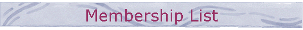 Membership List